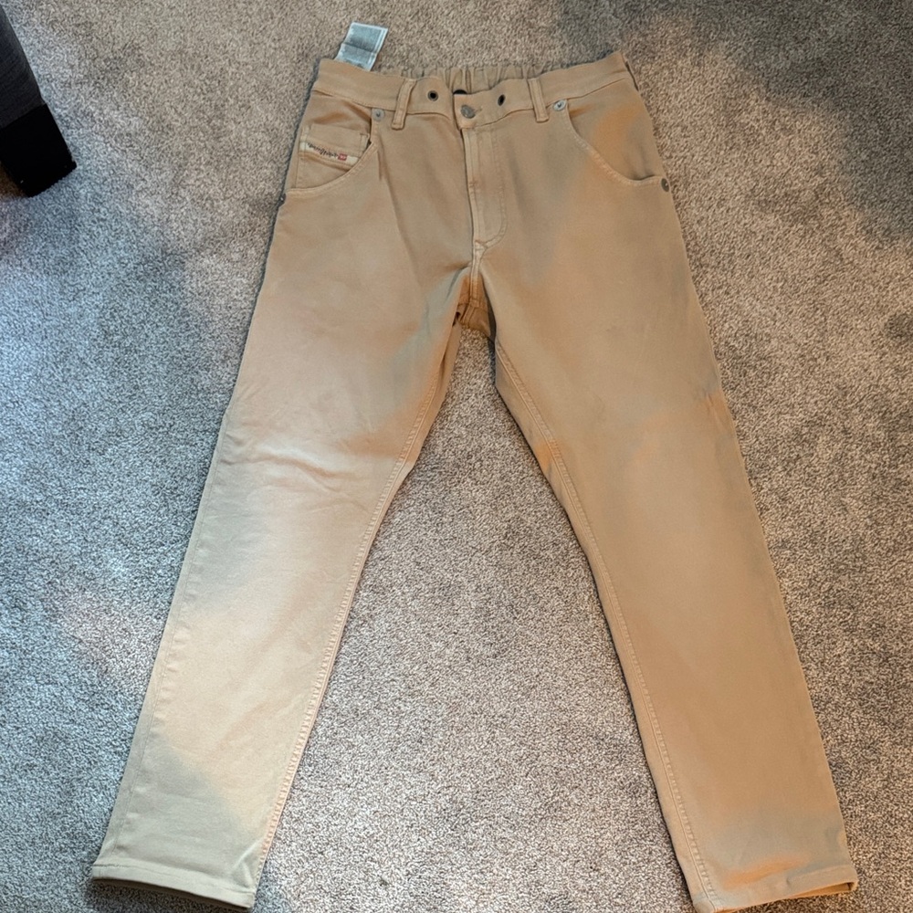 Diesel Beige Denim Pants